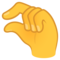 Pinching Hand emoji on Emojione